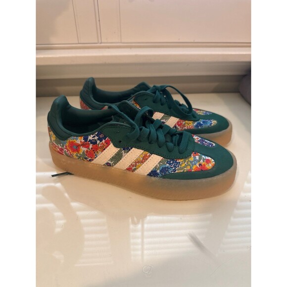 adidas Shoes - Adidas X LIBERTY london  green floral shoes NWOB